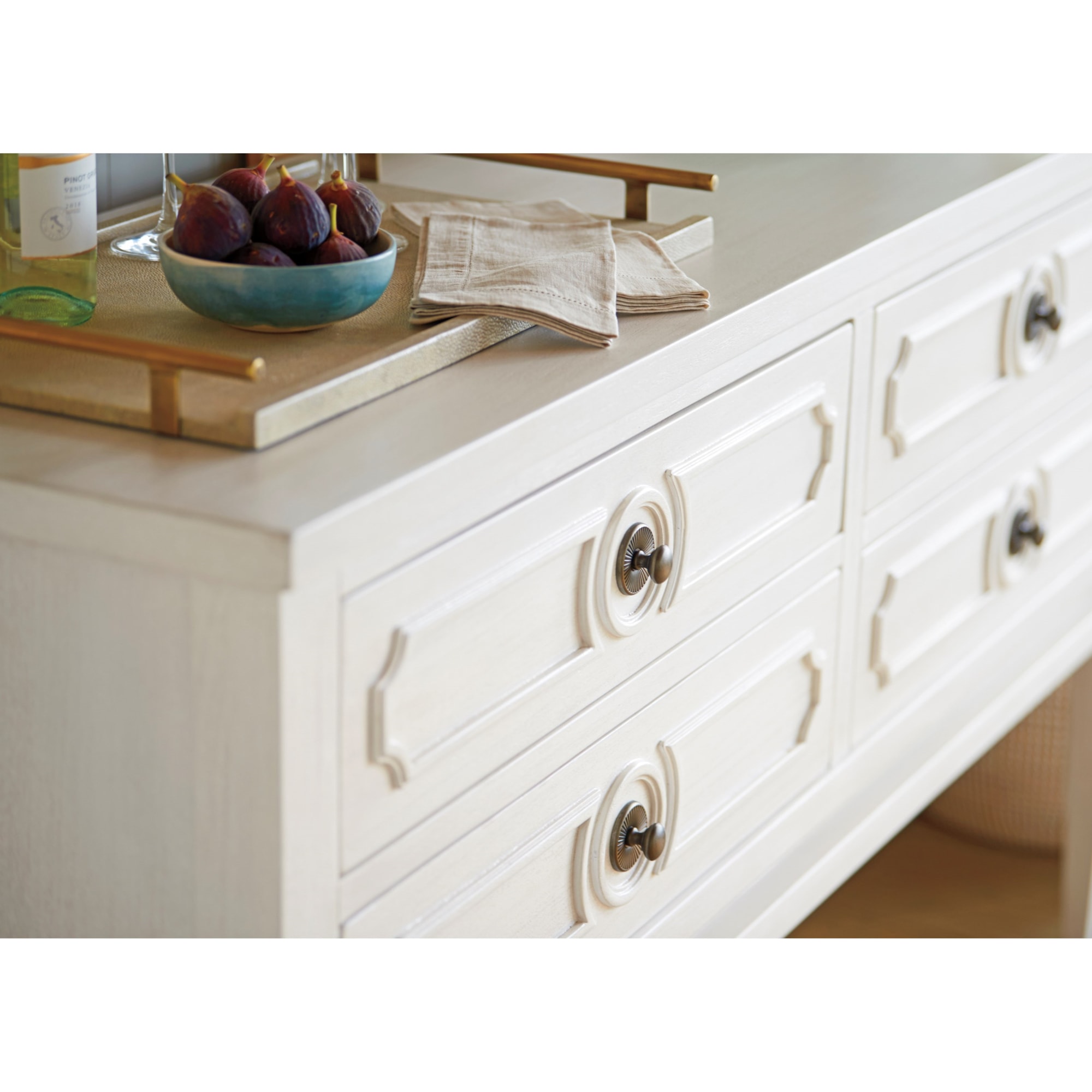 Tommy Bahama Home Ocean Breeze 570869 Delray Dining Server with 4